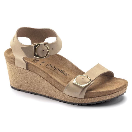 Birkenstock Soley Sandal – Sandcastle Nubuck Leather – Women’s