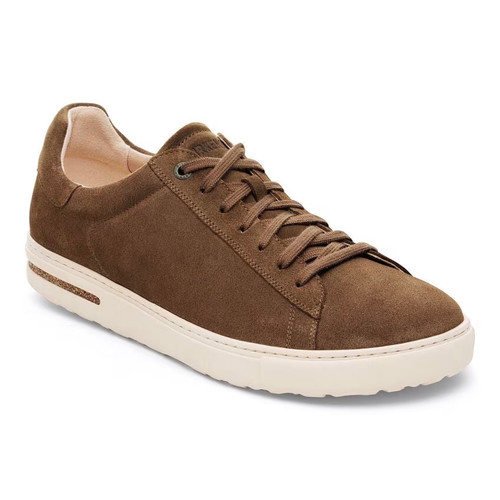 Birkenstock Men's Bend Dark Tea Suede Leather Sneaker