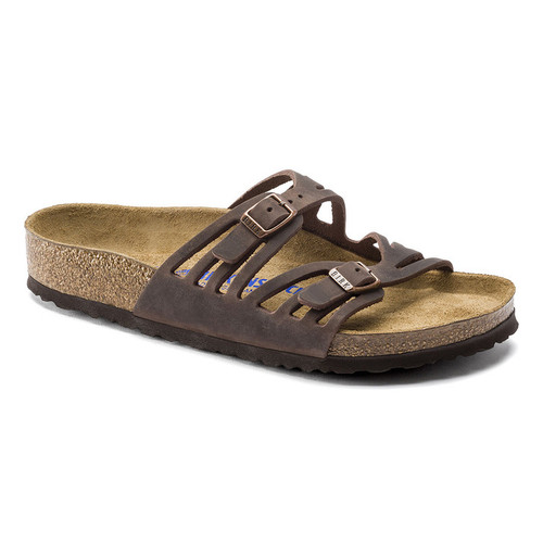 Birkenstock Women's Granada Soft Footbed Habana Oiled Leather Sandal