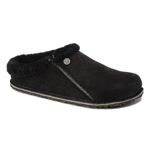 Birkenstock Zermatt Clog – Black Premium Suede Leather – Men’s