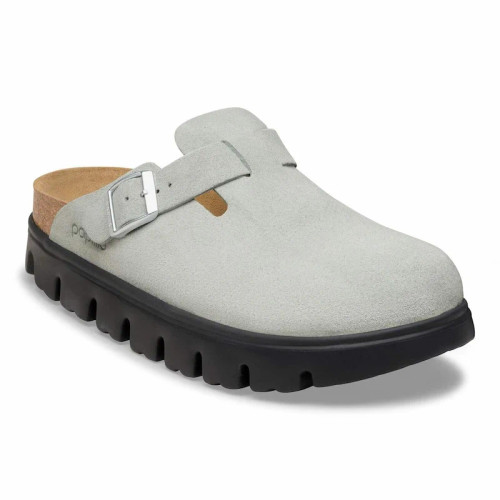 Birkenstock Boston Chunky Clog – Suede Leather Pure Sage – Women’s