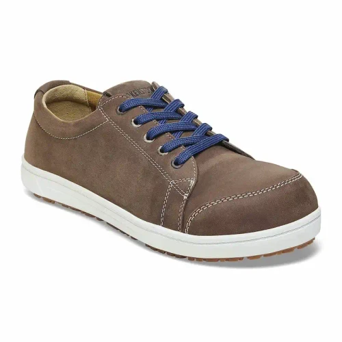 Birkenstock QS 500 Steel Toe Shoe  – Brown Oiled Nubuck Leather   – Men's
