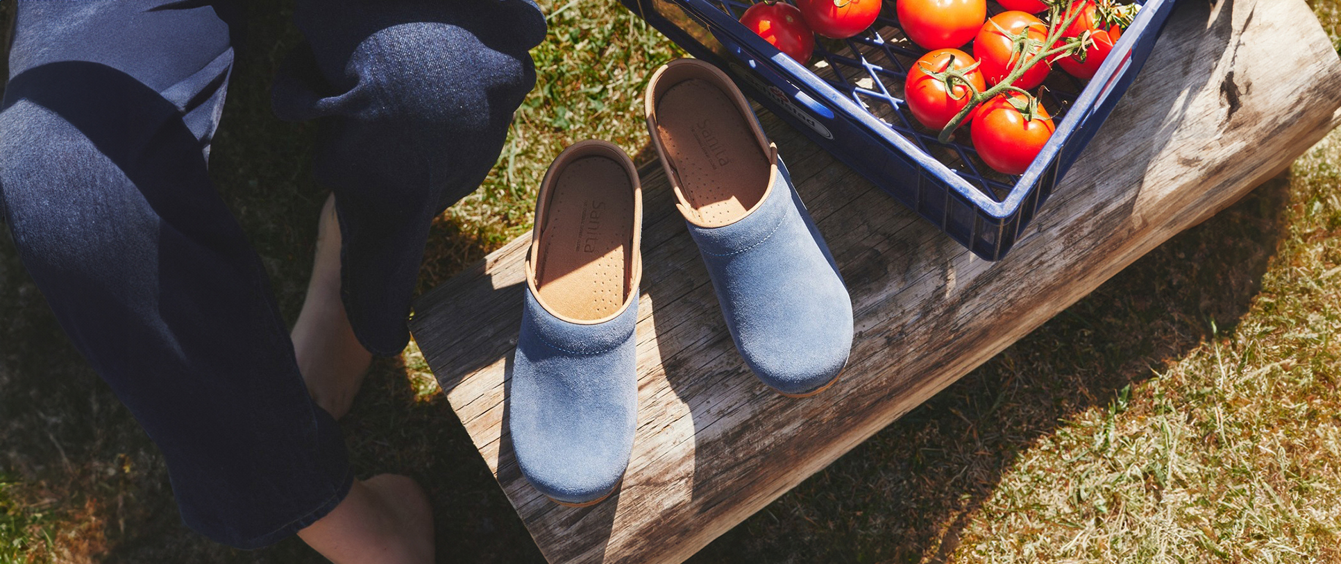 Professional wearing clogs at work