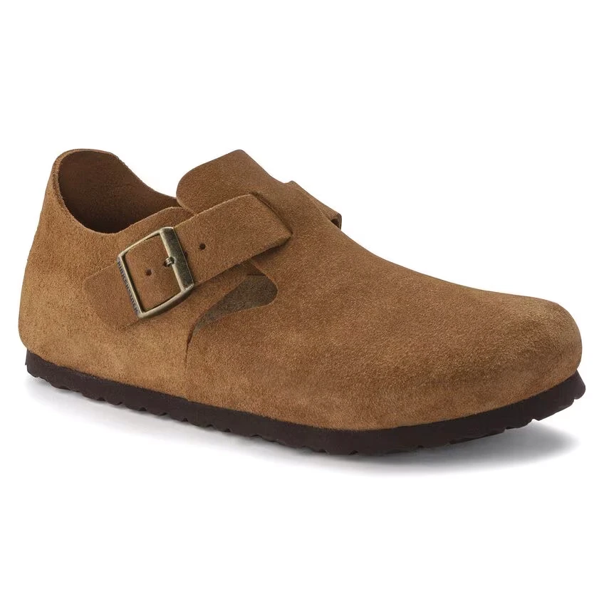 Birkenstock London Mink Suede Leather Shoe | Unisex - Simply