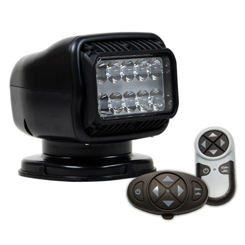 Golight GT Series LED Hybrid Light Permanent Mount w\/Handheld  Wireless Dash Mount Remotes - 12V - Black [20578GT]