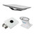 KVH Starlink Flat Panel Kit w\/5" Seaview Pedestal Mount  ADASTLKA Starlink Top Plate [72-1048-SV5]