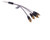 Fusion MS-FRCA25 25' 4-Way Shielded Twisted RCA Cable
