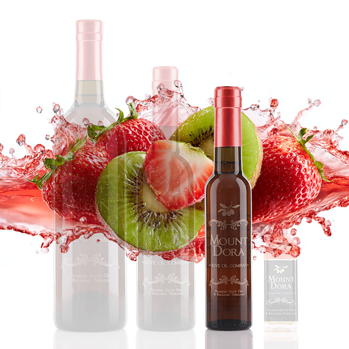 Strawberry Kiwi Rosé White Balsamic Vinegar | Mount Dora Olive Oil Co.