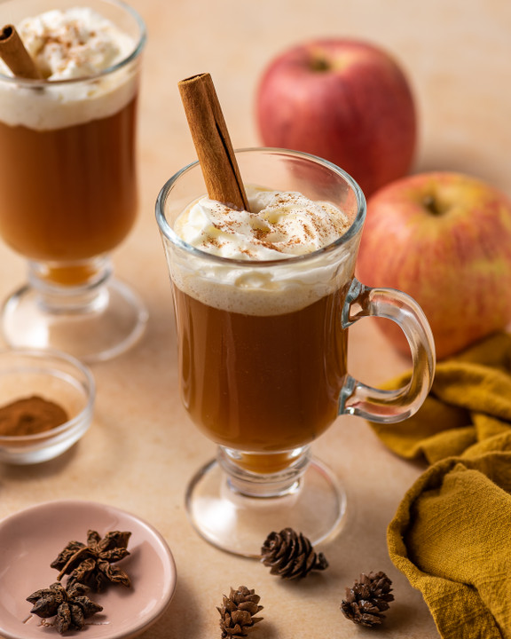 Spiced Apple Cider With Dark Chocolate Balsamic Vinegar