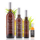 Four different size bottles of Mount Dora Olive Oil Company Golden Pineapple White Balsamic Vinegar