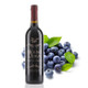 A 750mL bottle of Mount Dora Olive Oil Company Wild Blueberry Dark Balsamic Vinegar