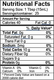 Nutritional Facts for Mount Dora Olive Oil Company 18 year Traditional Dark Balsamic Vinegar
