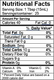 Nutritional Facts for Mount Dora Olive Oil Company Raspberry Dark Balsamic Vinegar.