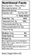 Nutritional Facts