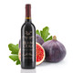 A 750mL bottle of Mount Dora Olive Oil Company Black Mission Fig Dark Balsamic Vinegar