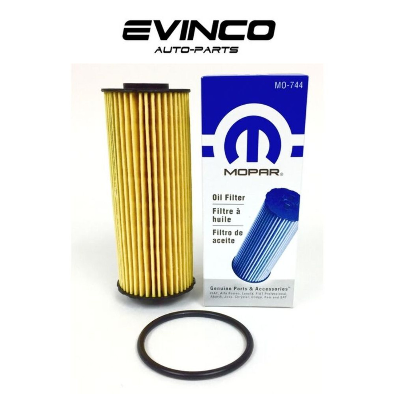 Mopar Engine Oil Filter MO-744 - Evinco Auto Parts