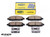 Mopar Front Disc Brake Pad Kit (2AMV3868AB)