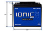 Ionic Lithium Battery, 12V 50Ah dimensions