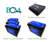 Ionic Lithium Battery Boat Bundle with three 100ah batteries, one 125ah battery, and the Ionic 4 bank 12v charger