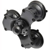 RAM Mount Triple Suction Cup Base w\/1.5" Diameter Ball [RAP-365-224-1U]