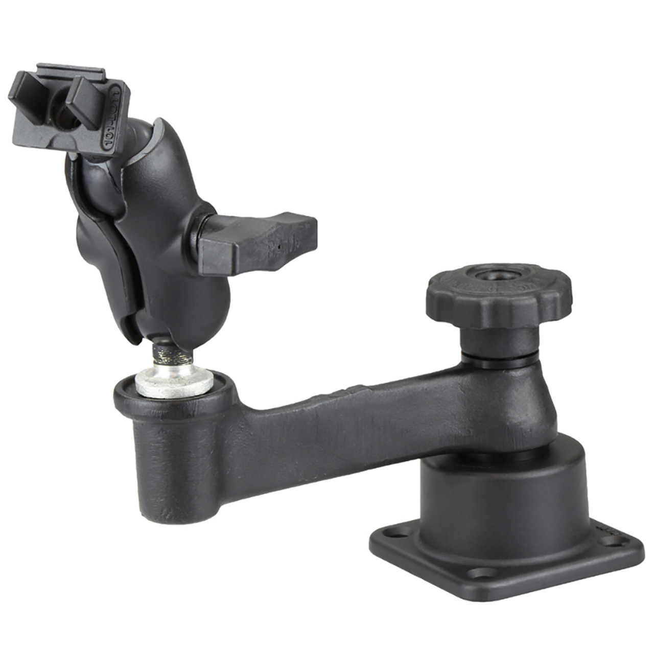 RAM Mount Horizontal Swing Arm Mount f\/Lowrance Elite-5 Series [RAM-109H-2B-B-LO11]