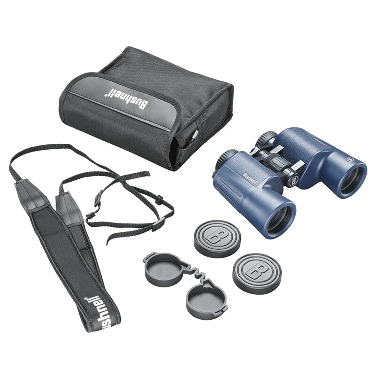 Bushnell 8x42mm H2O Binocular - Dark Blue Porro WP\/FP Twist Up Eyecups [134218R]