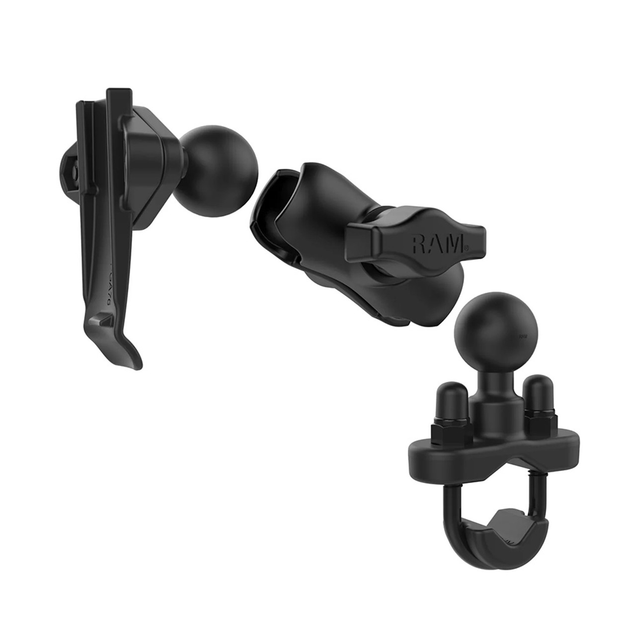 RAM Mount RAM Spine Clip Garmin Mount w\/Handlebar U-Bolt Base [RAM-B-149Z-A-GA76U]