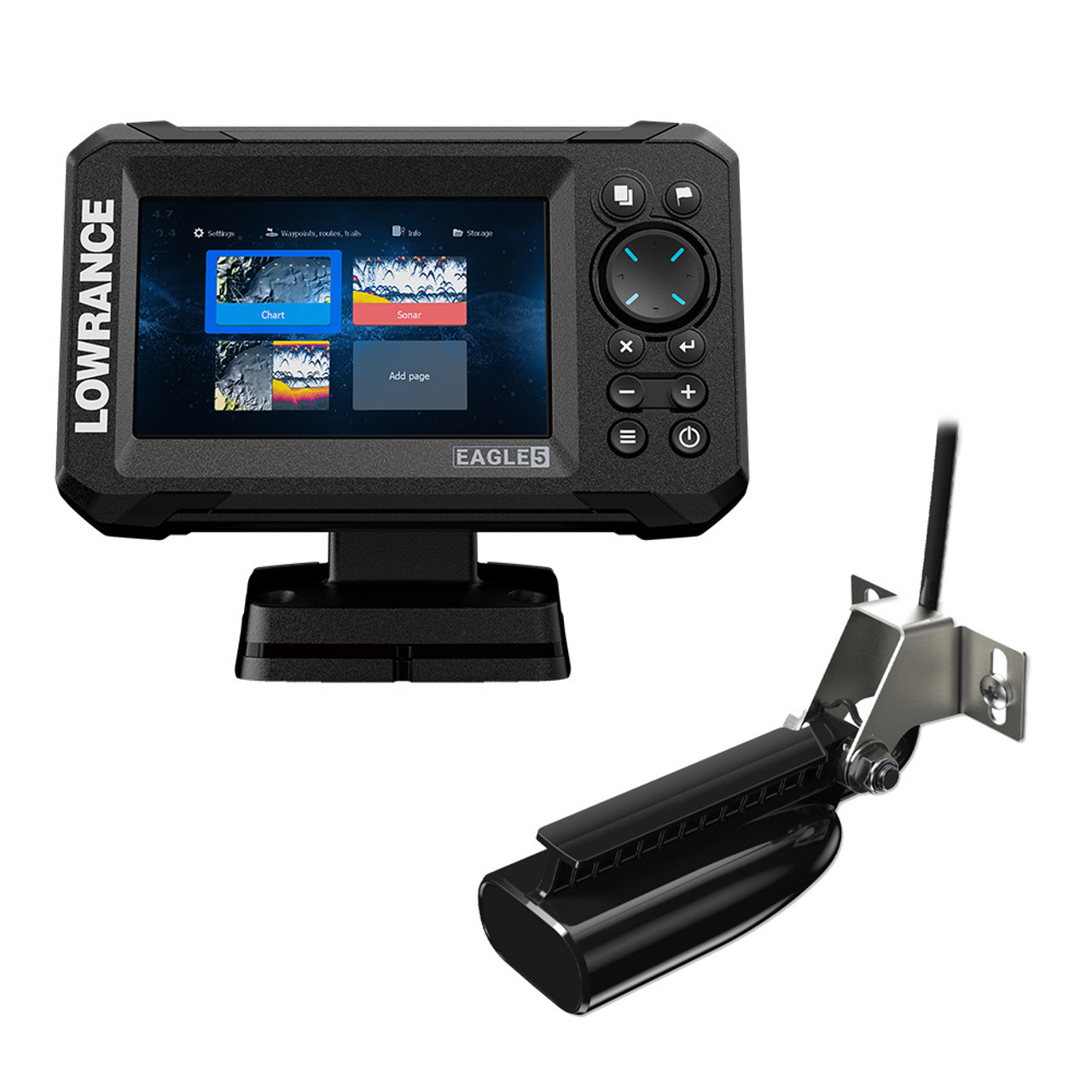 Lowrance Eagle 5 Combo w\/SplitShot Transducer [000-16111-001]