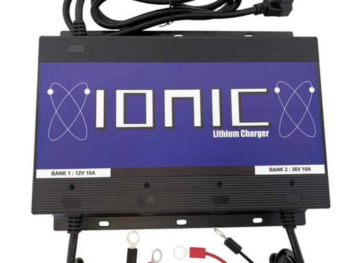 Ionic Multi Voltage Charger 36V10A, 12V10A