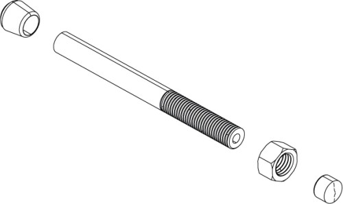 Lowrance Ghost Rod Stabilizer Kit, 000-15278-001