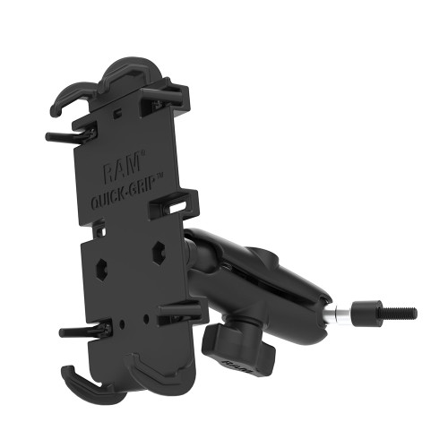 RAM Mount RAM Quick-Grip XL Phone Mount w\/Grab Handle M6 Bolt Base [RAM-B-186-M6-PD4U]