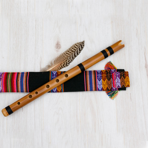traditional quenacho flute of bamboo tuned in C