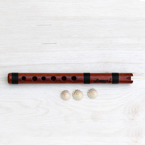 professional quenilla flute made in bloodstick wood