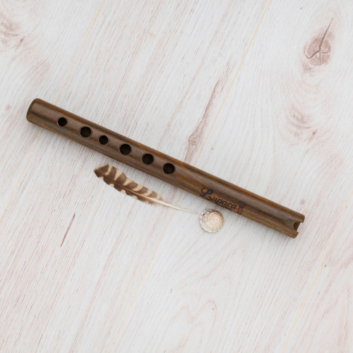 quenilla flute made in guayacan wood