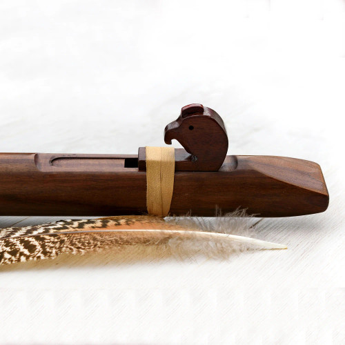 432 hz Native american flute made in aguanomasha wood
