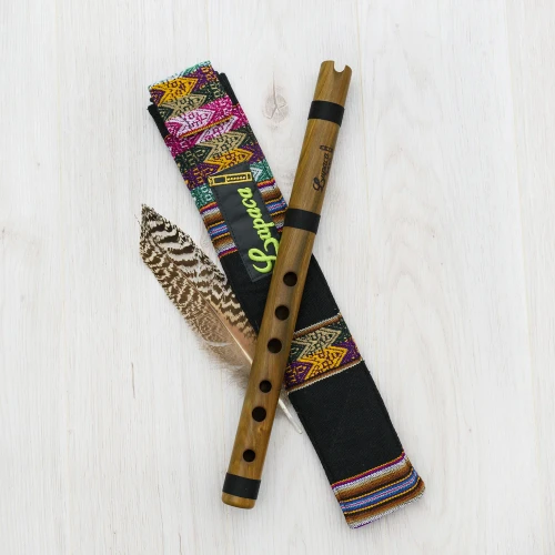 professional quena flute handmade in guayacan wood