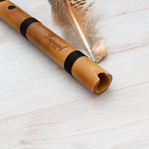 Mouthpiece of Quena flute for beginners tuned in A 432 Hz made in selected bamboo.