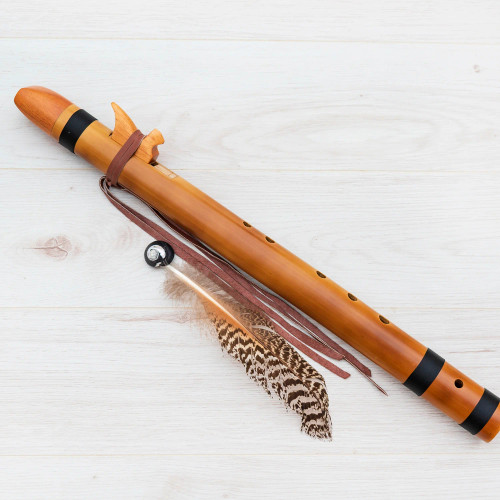 Native american flute made in Bamboo with 5 holes for meditation