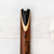 andean quena flute of jacaranda wood with ebony mouthpiece