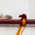 professional native flute made in purple wood with eagle design