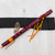 native american flute made in purple wood with black case