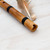 Mouthpiece of Quena flute for beginners tuned in A 432 Hz made in selected bamboo.