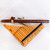 zampoña siku in piano position and native american flute made in jacaranda wood