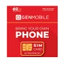Gen Mobile 4G LTE SIM (A) SPRINT NETWORK
