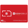 GEN MOBILE 4G LTE SIM CARD (T-MOBILE NETWORK)