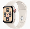 Apple - Watch SE 2nd Generation (GPS) 40mm Aluminum Case with Sport Band - S/M - Starlight MXEF3LL/A NEW