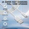 ESEEKGO G-102C Braided 2.0A 4FT USB to Type-C Data Cable - White