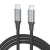 ESEEKGO ES-C200 USB-C To USB-C 100W/5A 2M/6.6FT Data Cable - Black