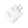 ESEEKGO T-30UA GaN 30W US Standard Travel Adapter - White