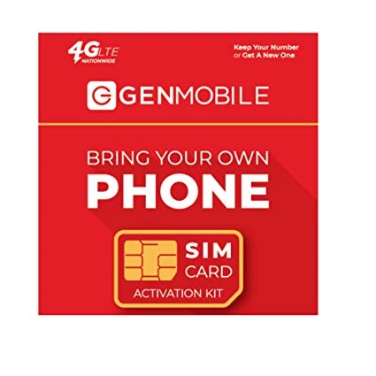 Gen Mobile 4G LTE SIM (C) SPRINT NETWORK